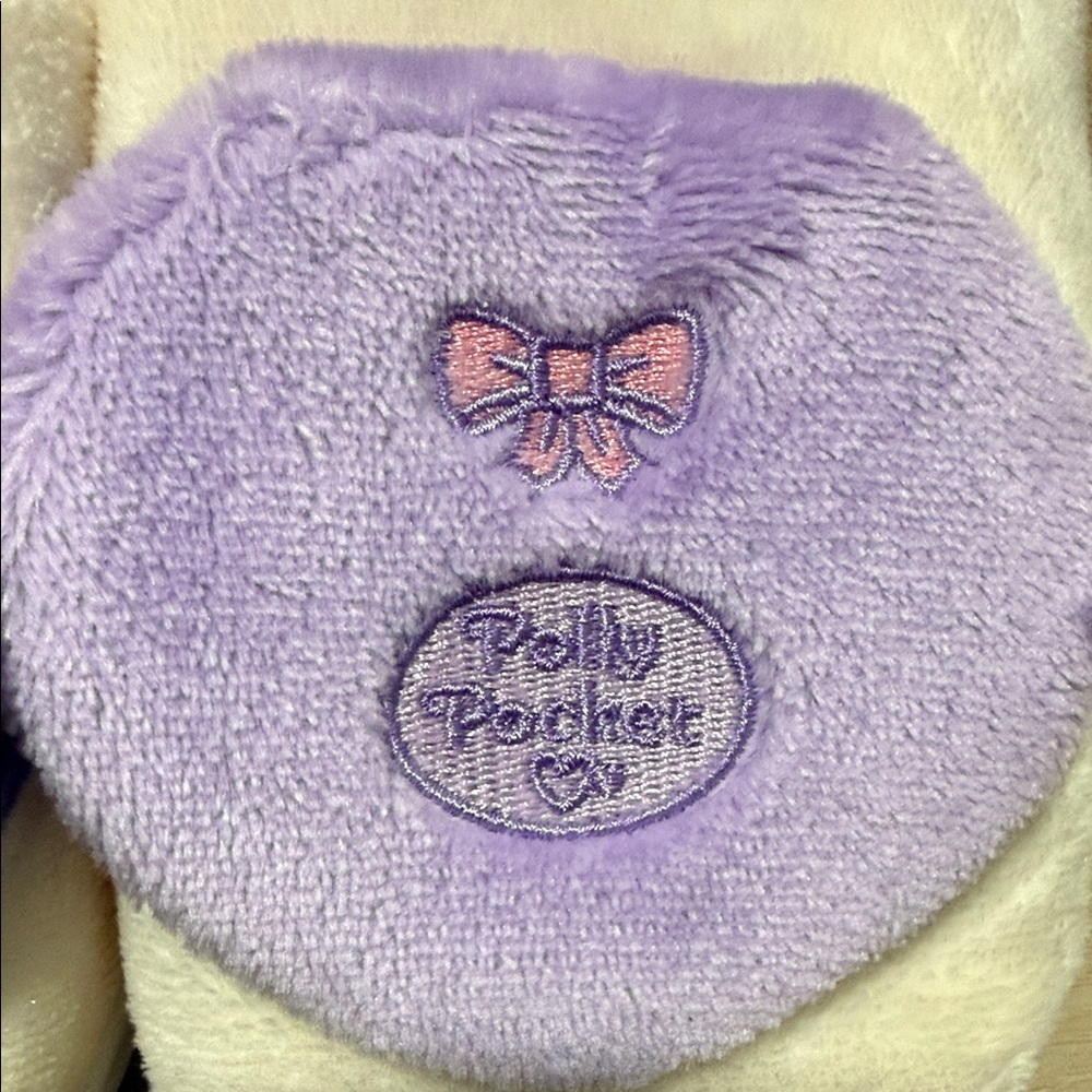 Polly Pocket Women's Cream Slippers with Pink & Purple Accents - Picture 3 of 9